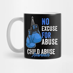 Child Abuse Prevention Awareness Month Blue Ribbon gift idea Mug